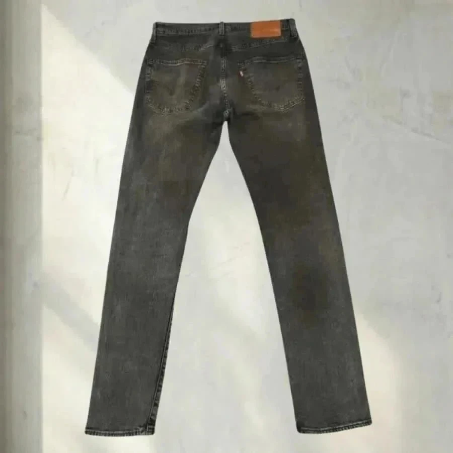 Levis premium 502 coupe straight - cintura alta - elástico - cinza – photo 7